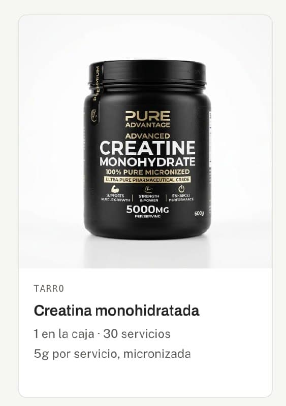 Creatina monohidratada