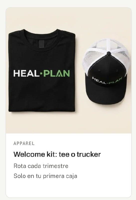 Welcome kit: tee o trucker